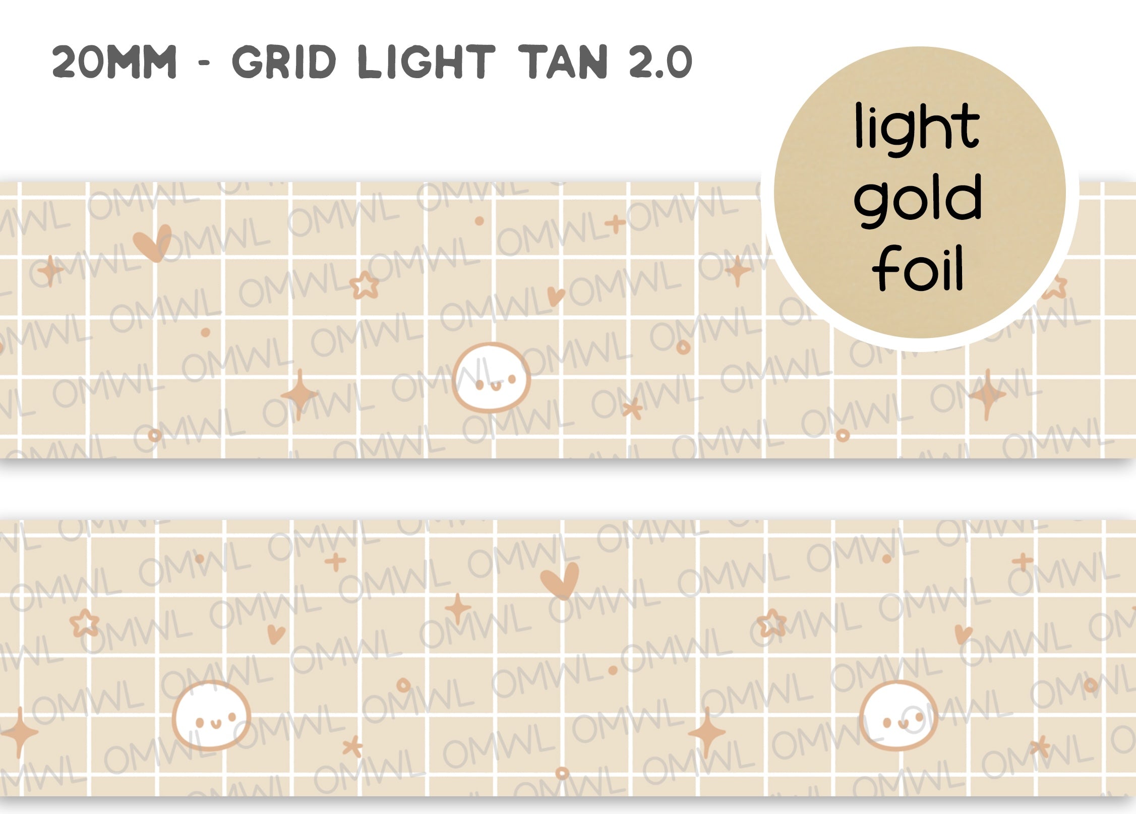Grid Light Tan 2.0 (20mm)