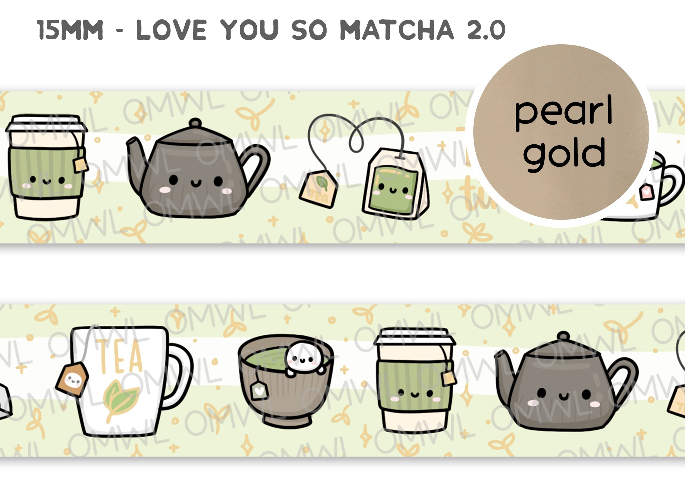 Love You So Matcha 2.0 (15mm)