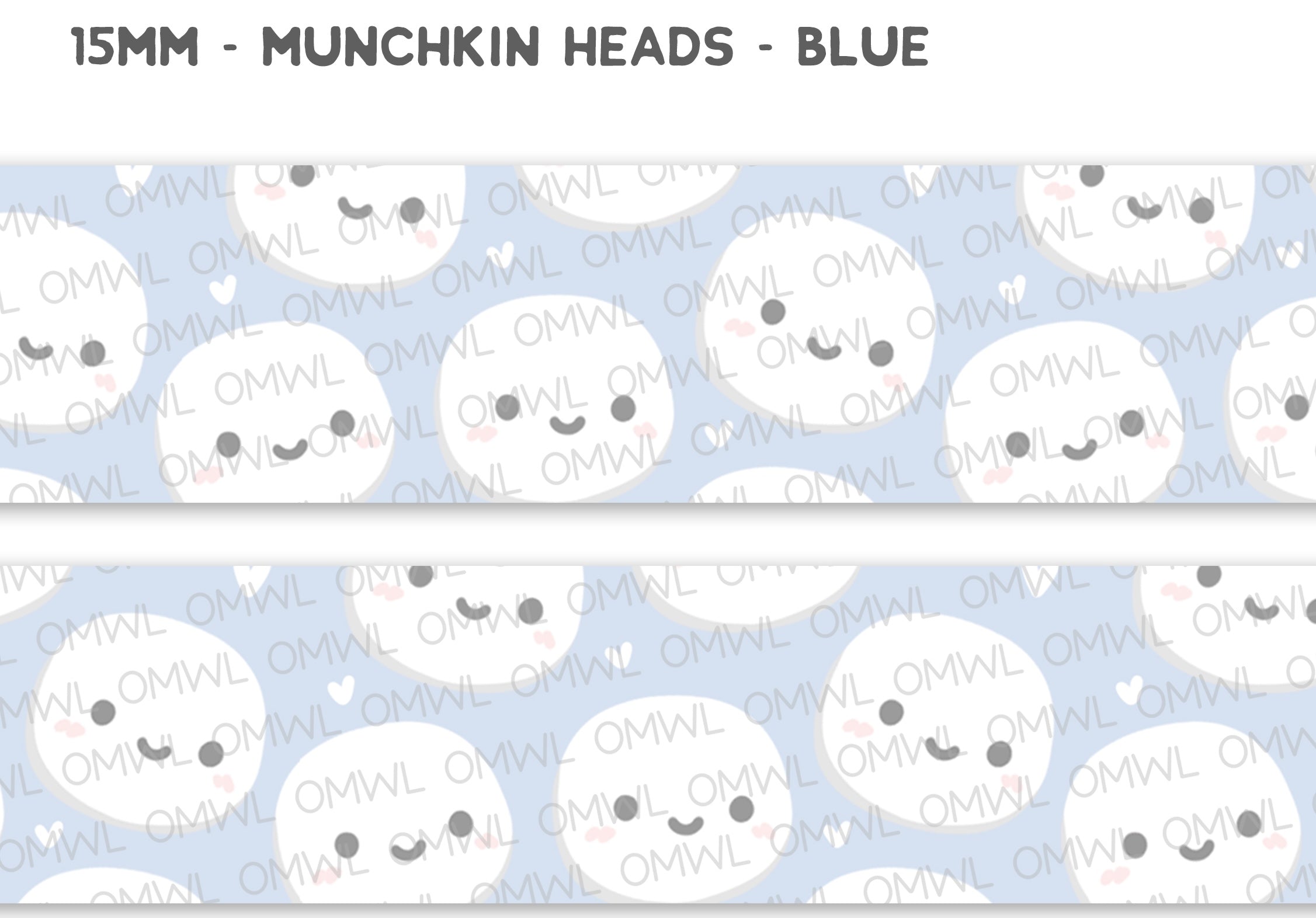 Munchkin Heads Blue (15mm)