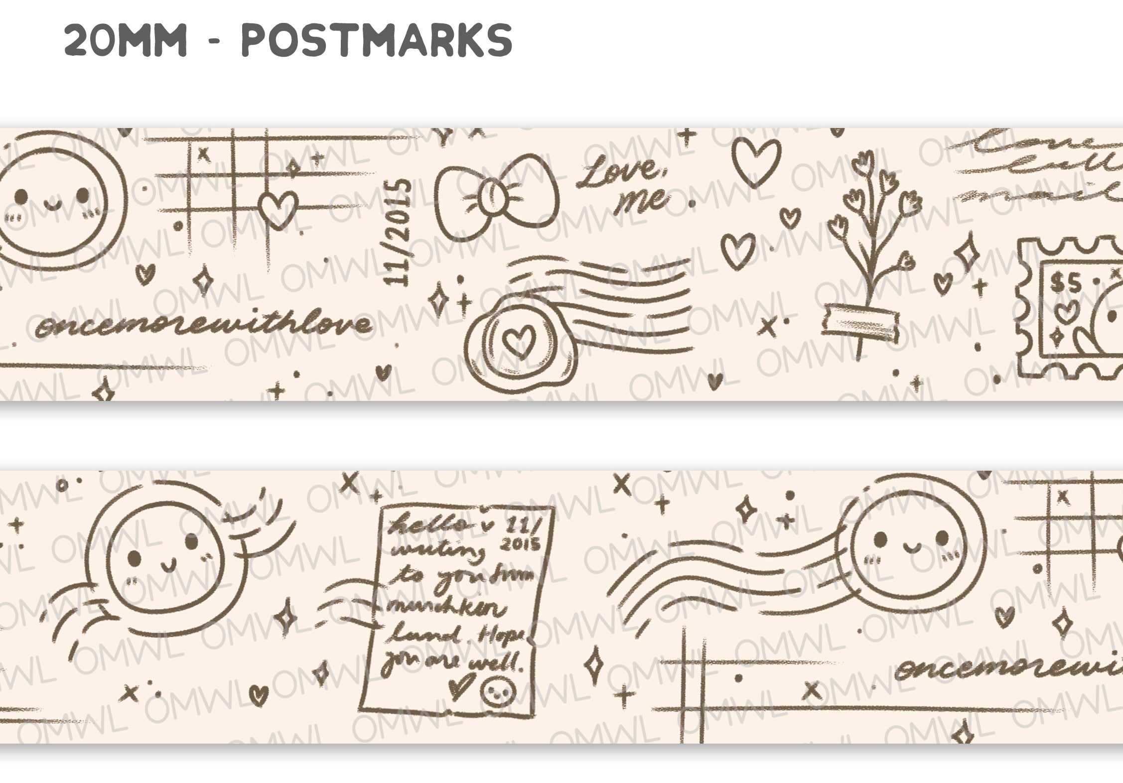 Postmarks (20mm)