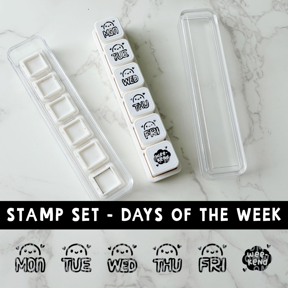 6-IN-1 PUNCH STAMP - Days of the Week