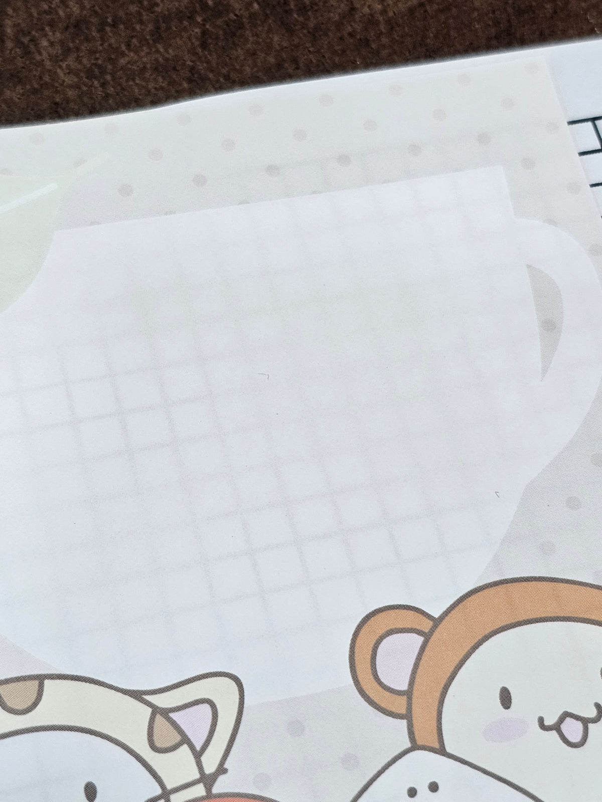 Cafe Calli X Skikatte Block Memo - Ink & Tea Break