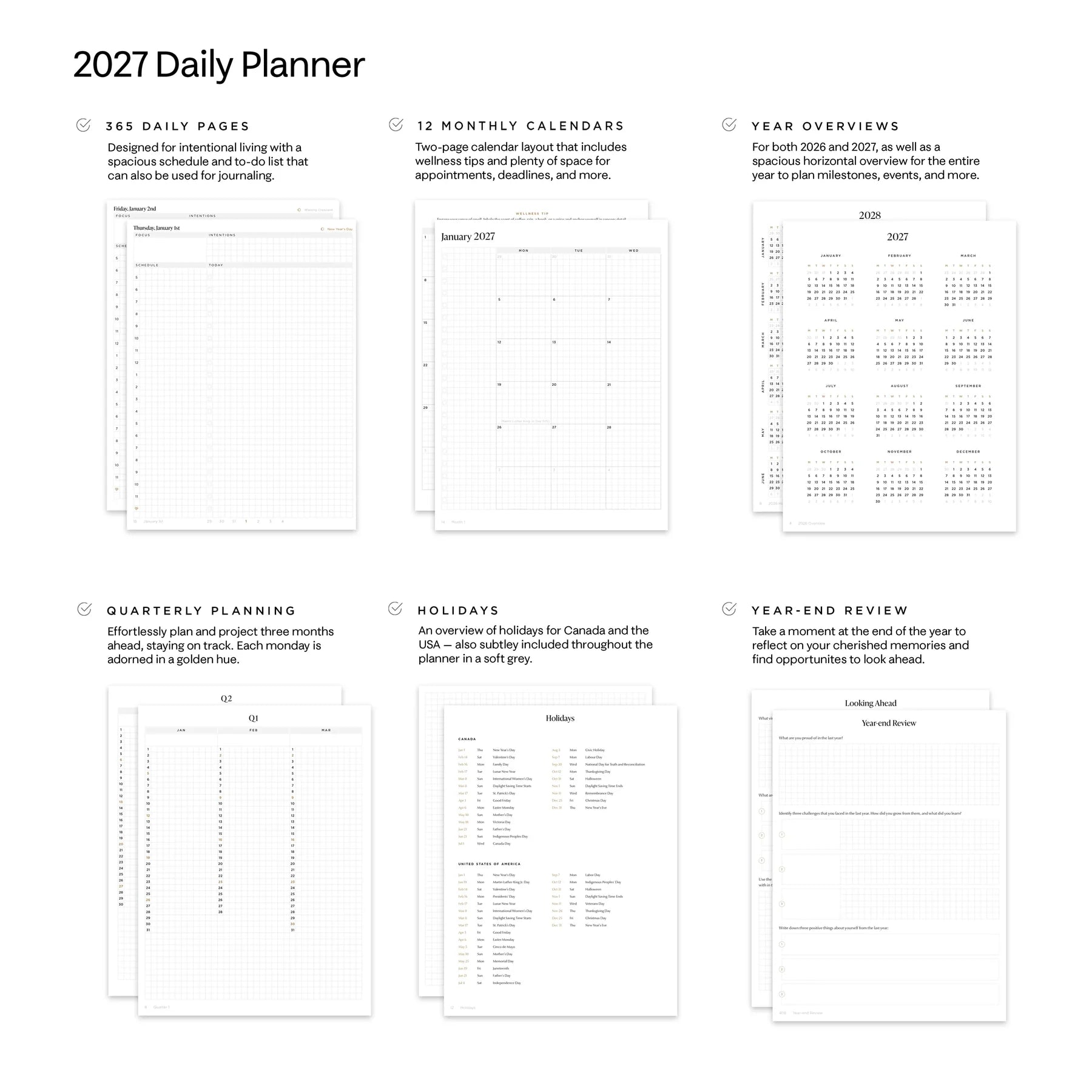 2027 Signature Daily Planner (Ships August 2026)