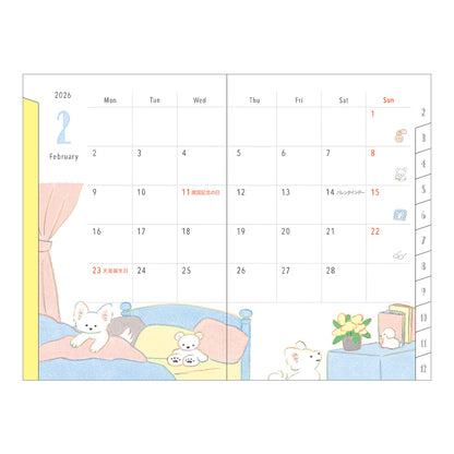Pocket Diary Mini Dog 2026