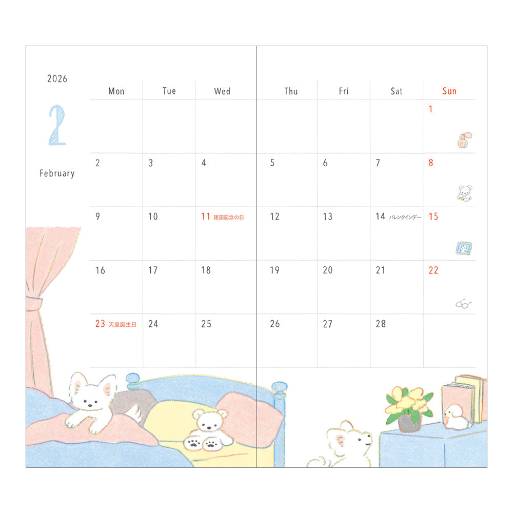 Pocket Diary Slim Dog 2026