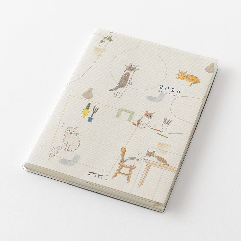 Pocket Diary A6 Cat 2026