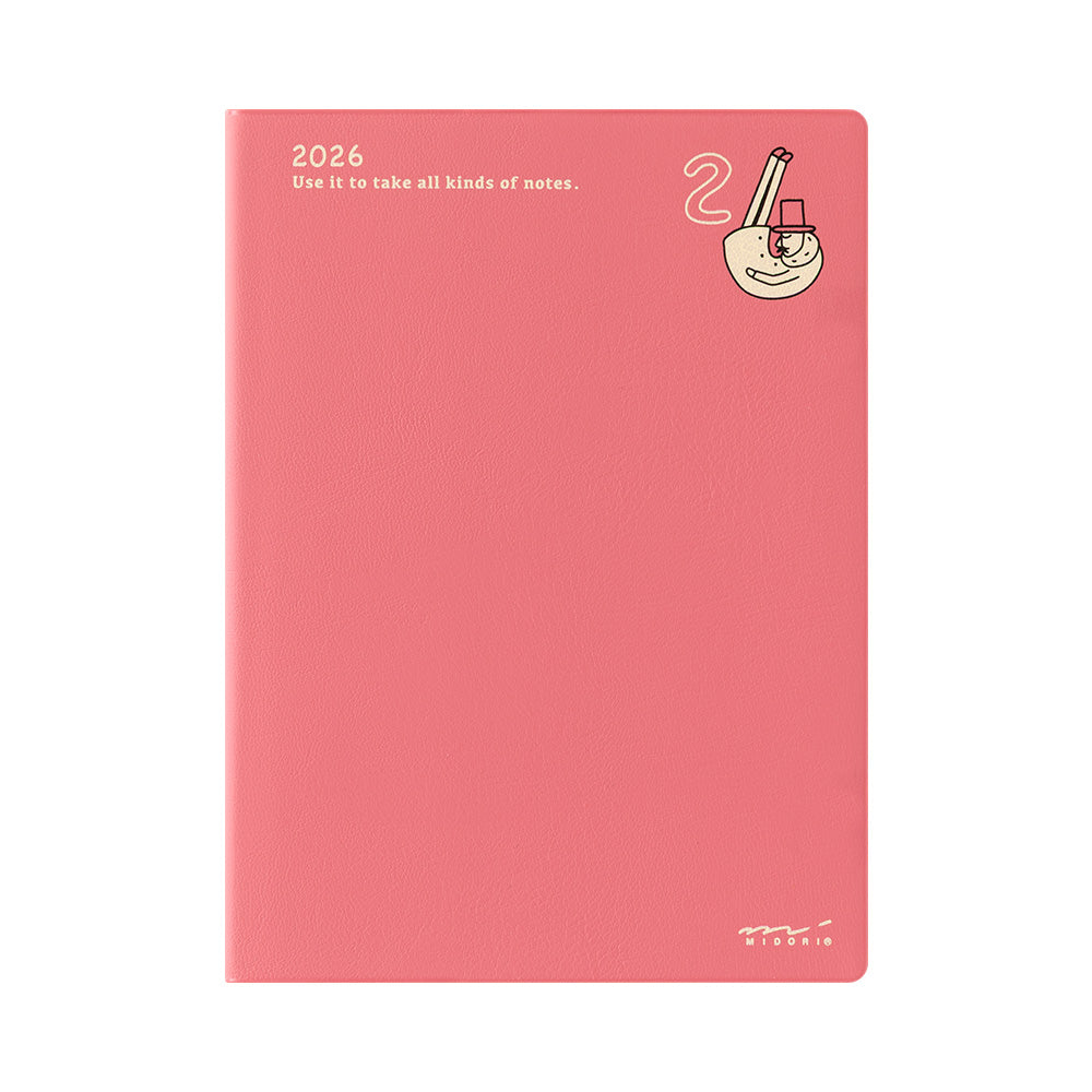 Pocket Diary A6 Monthly Ojisan 2026