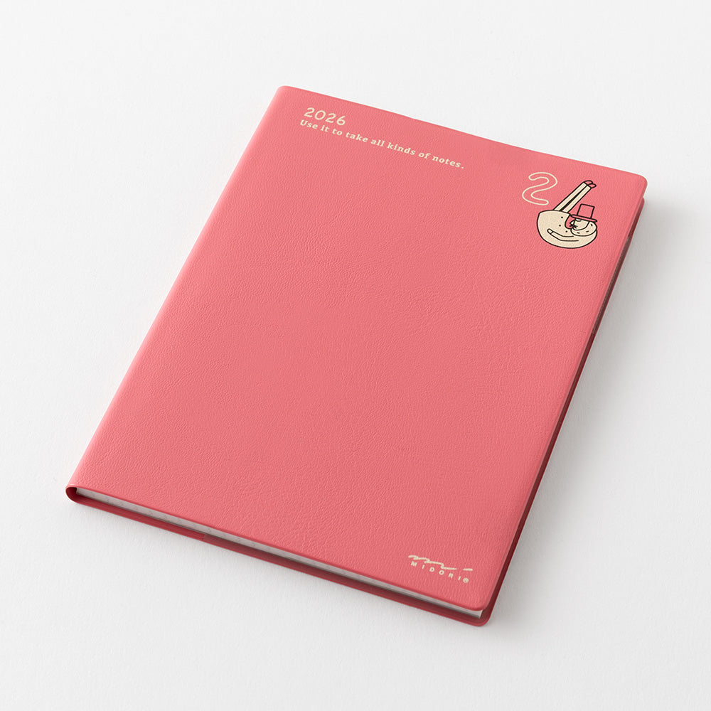Pocket Diary A6 Monthly Ojisan 2026