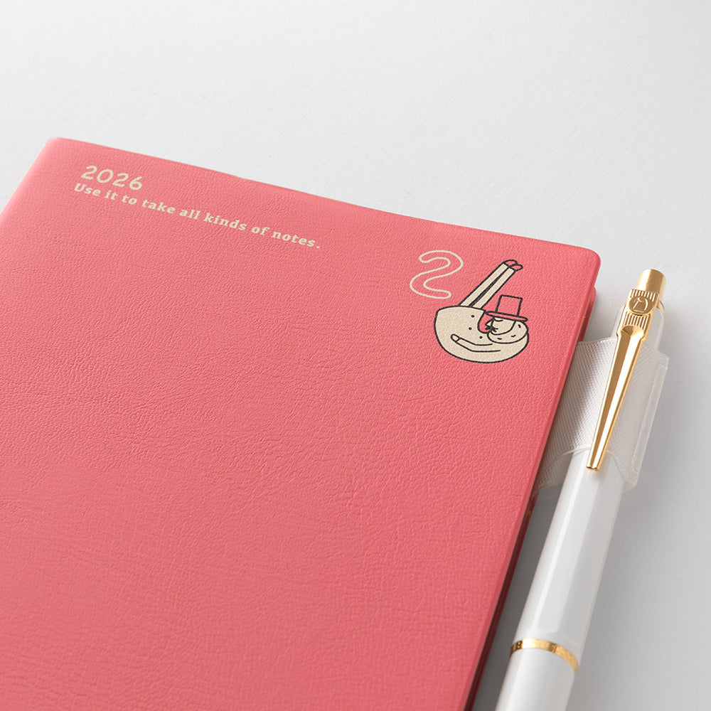 Pocket Diary A6 Monthly Ojisan 2026