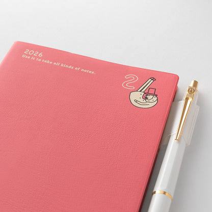 Pocket Diary A6 Monthly Ojisan 2026