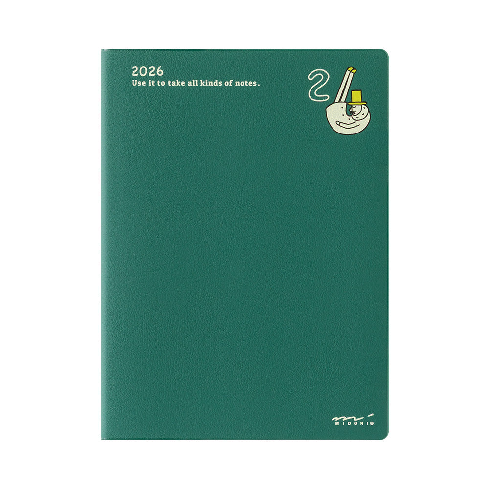 Pocket Diary A6 Weekly Block Ojisan 2026