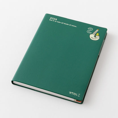 Pocket Diary A6 Weekly Block Ojisan 2026
