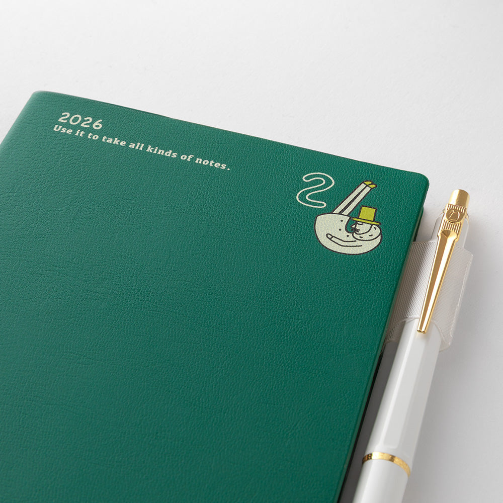 Pocket Diary A6 Weekly Block Ojisan 2026