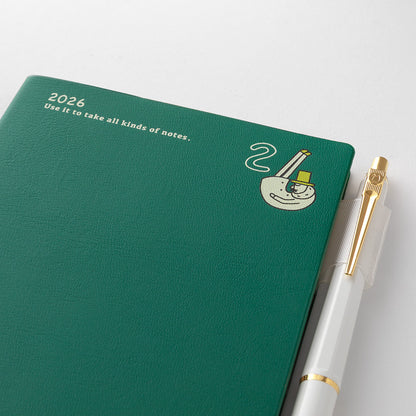 Pocket Diary A6 Weekly Block Ojisan 2026