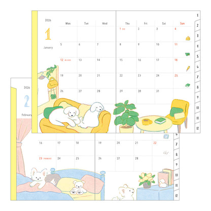 Pocket Diary B6 Dog 2026