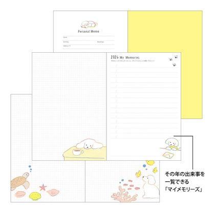 Pocket Diary B6 Dog 2026