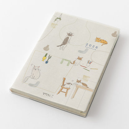 Pocket Diary B6 Cat 2026