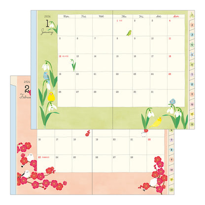 Pocket Diary B6 Bird 2026