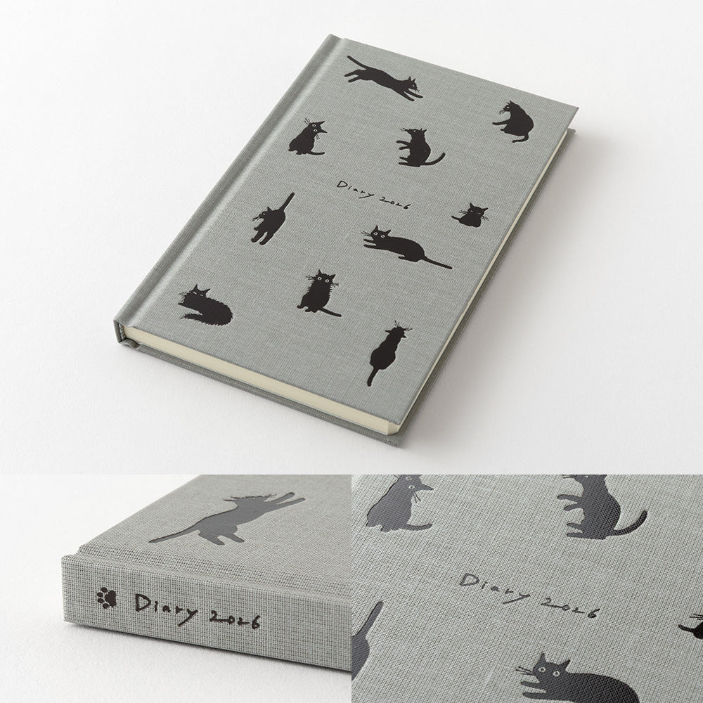 Book Style Diary B6 Variant Cat Gray 2026