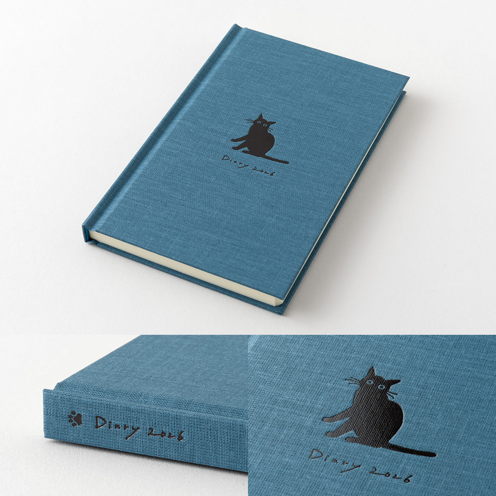 Book Style Diary B6 Variant Cat Navy 2026