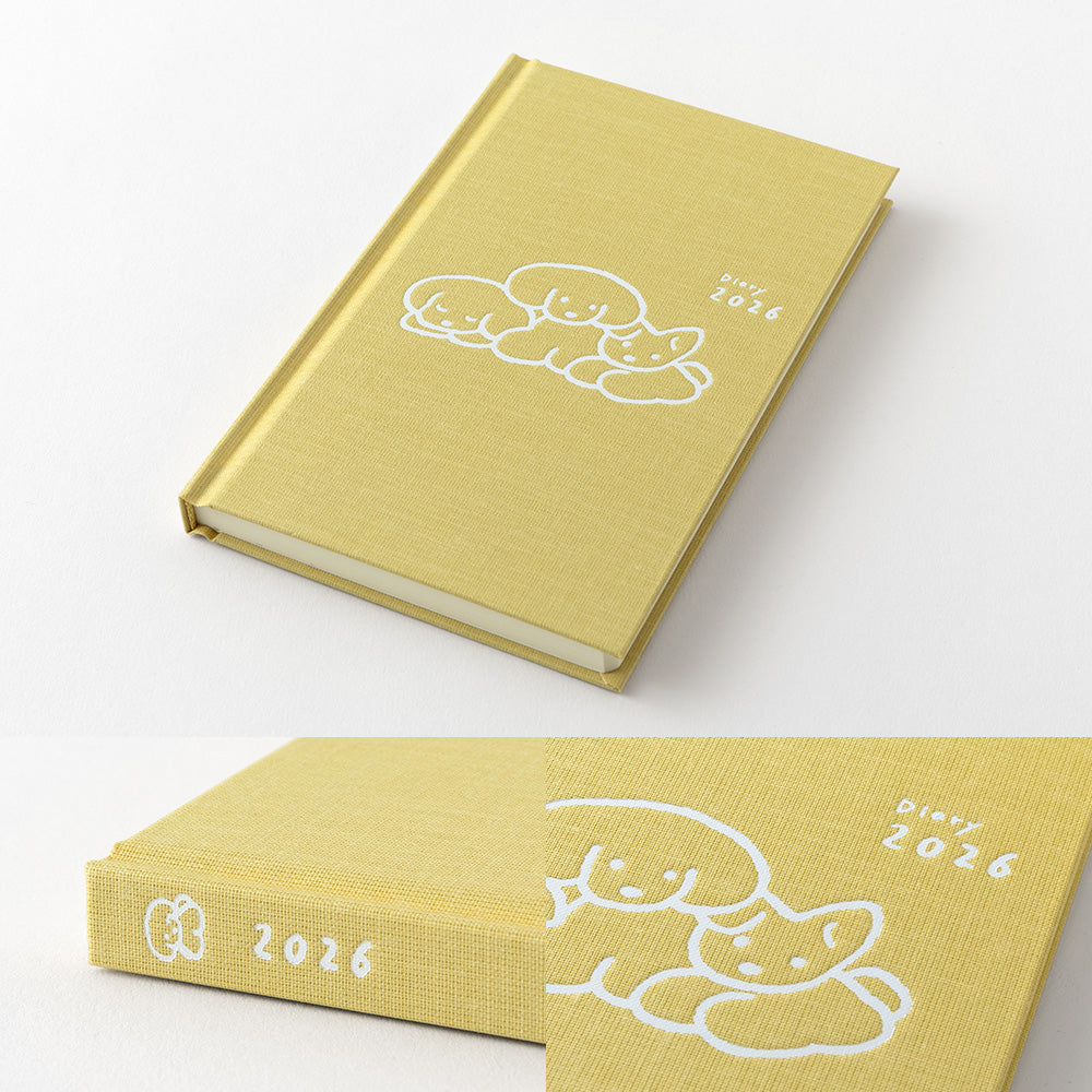Book Style Diary B6 Variant Dog Yellow 2026