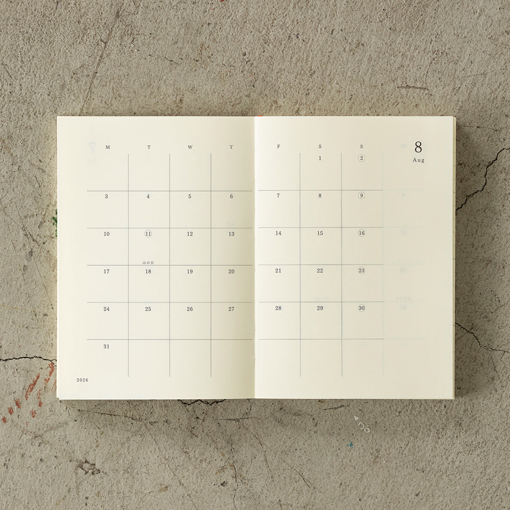 Notebook Diary A6 2026