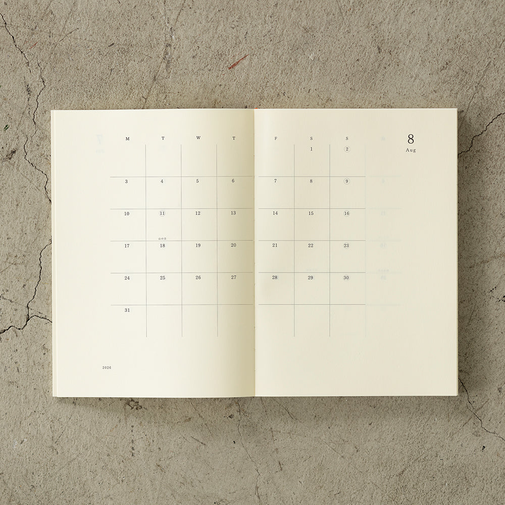 Notebook Diary A5 2026