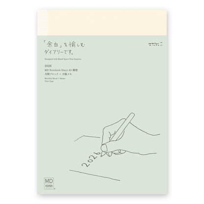 Notebook Diary A5 Thin 2026