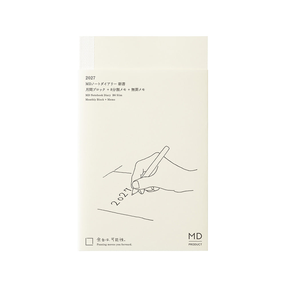 Notebook Diary B6 Slim 2027