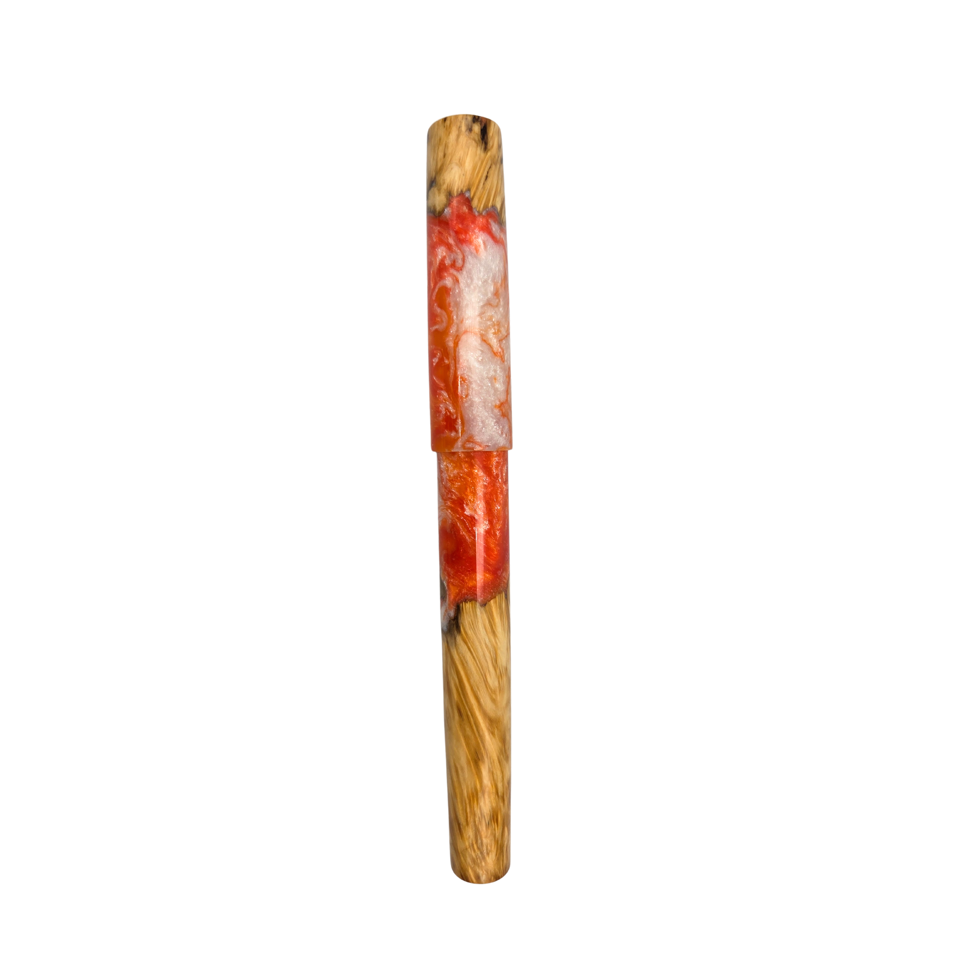 Orange Box Elder Burl Wood 1