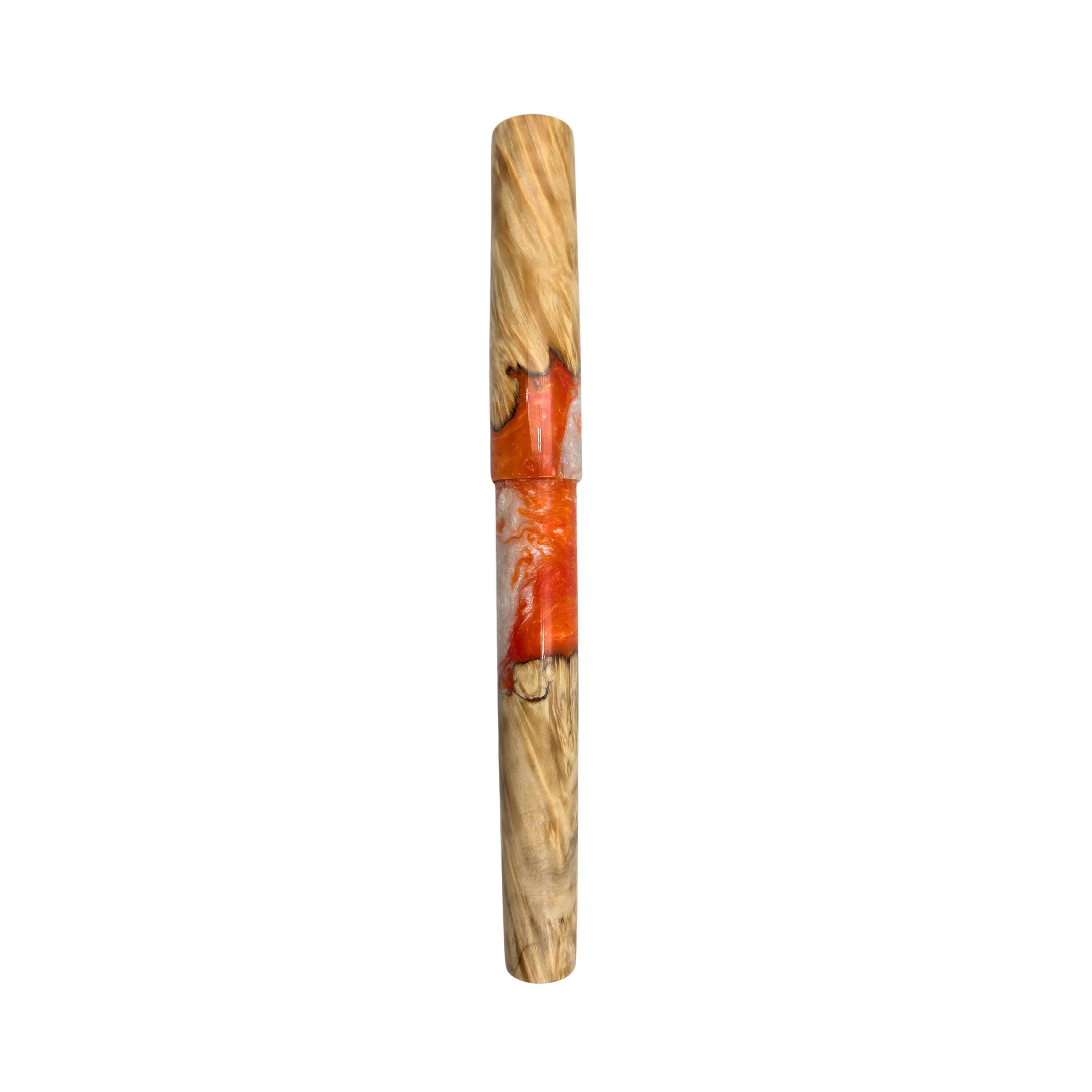 Orange Box Elder Burl Wood 2