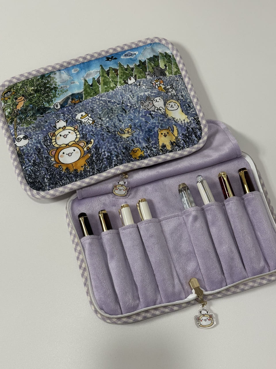 Picnic In Lavender Pen Case
