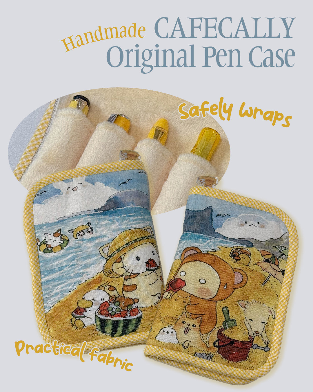 Sand Castle on the Beach Pen Case