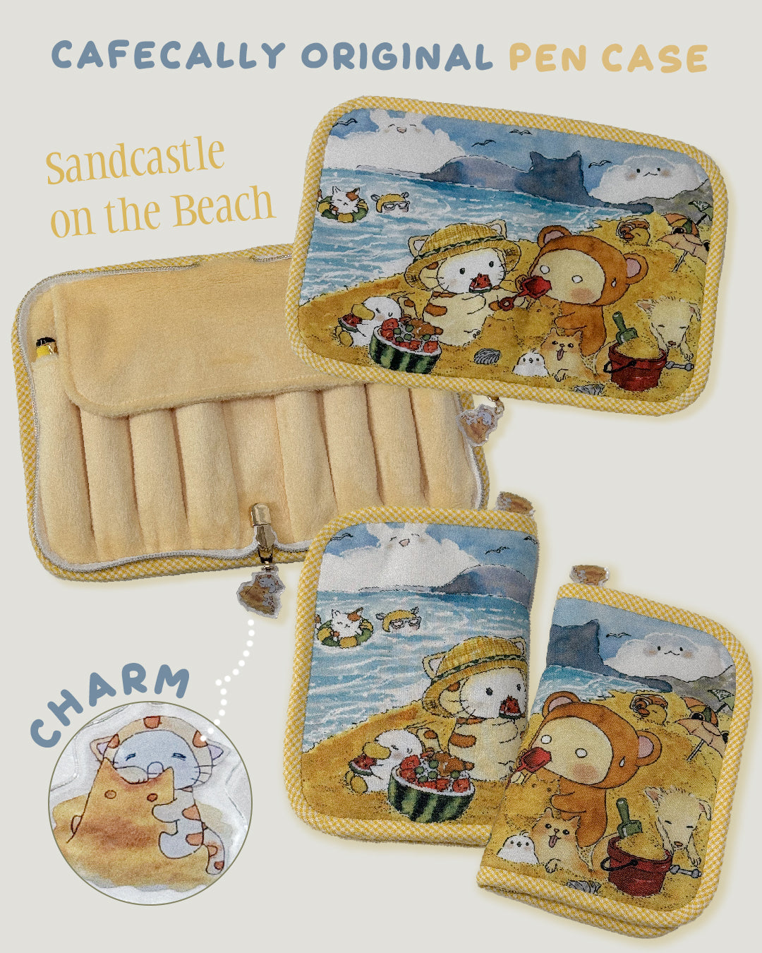 Sand Castle on the Beach Pen Case