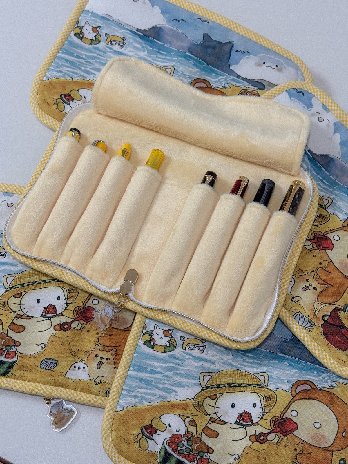 Sand Castle on the Beach Pen Case