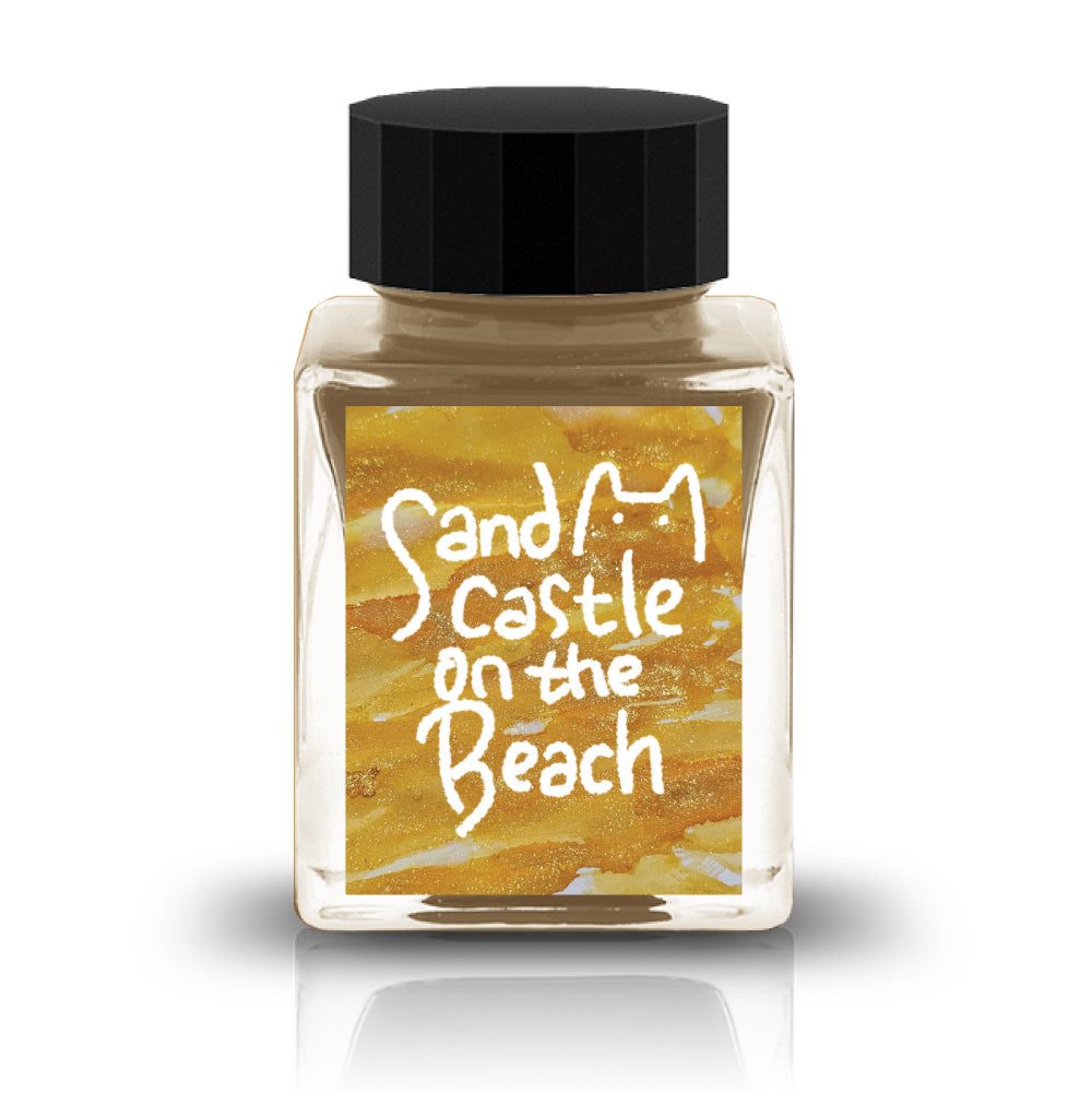 Sand Castle on the Beach (Monthly Ink Series August 2026)