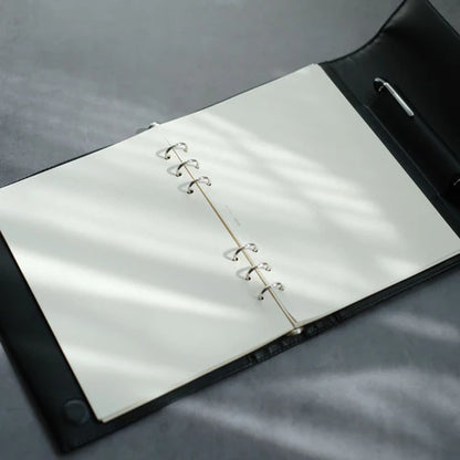 A5 Ring Binder with Pen Holder (Tochigi Leather)