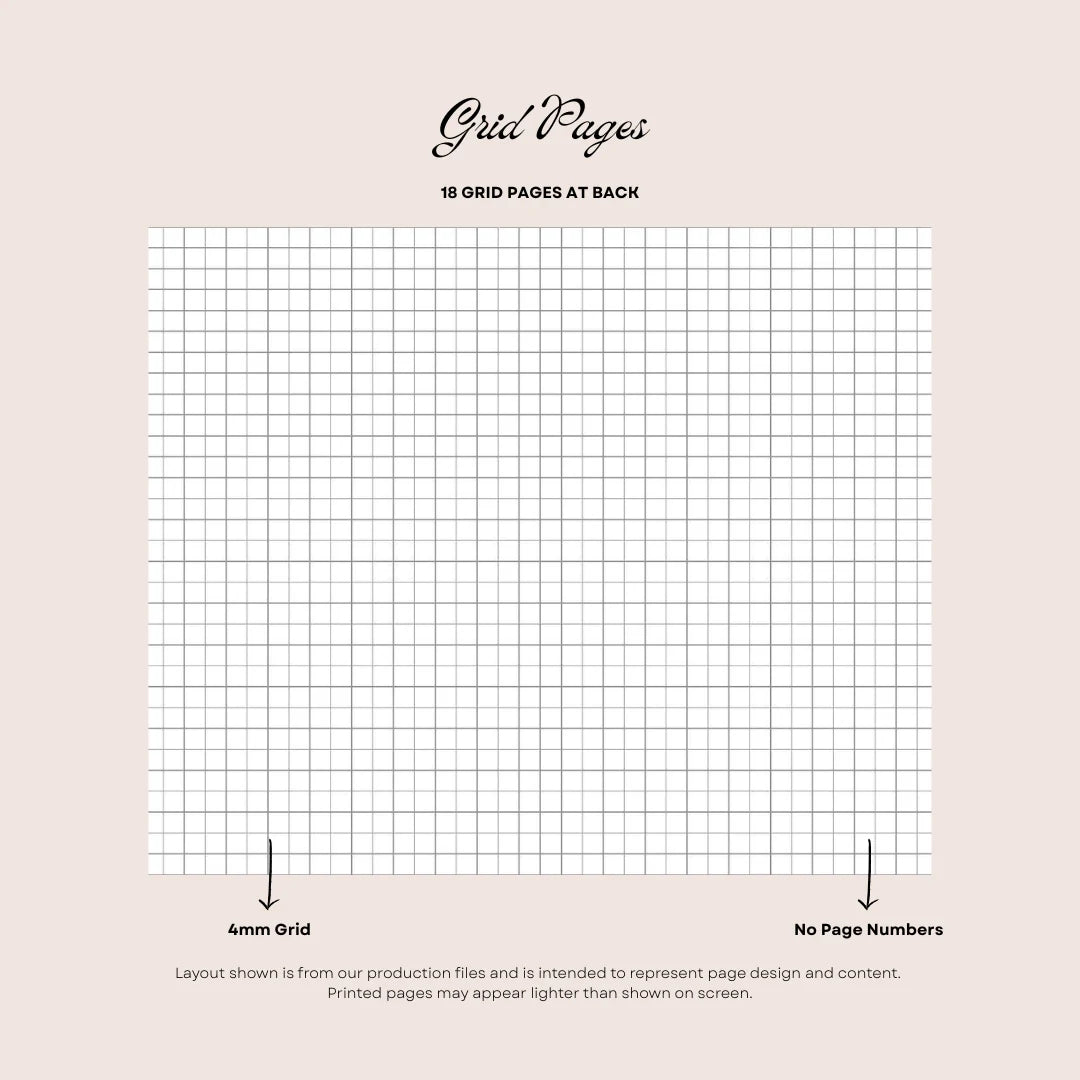Traveler's Notebook Grid Inserts