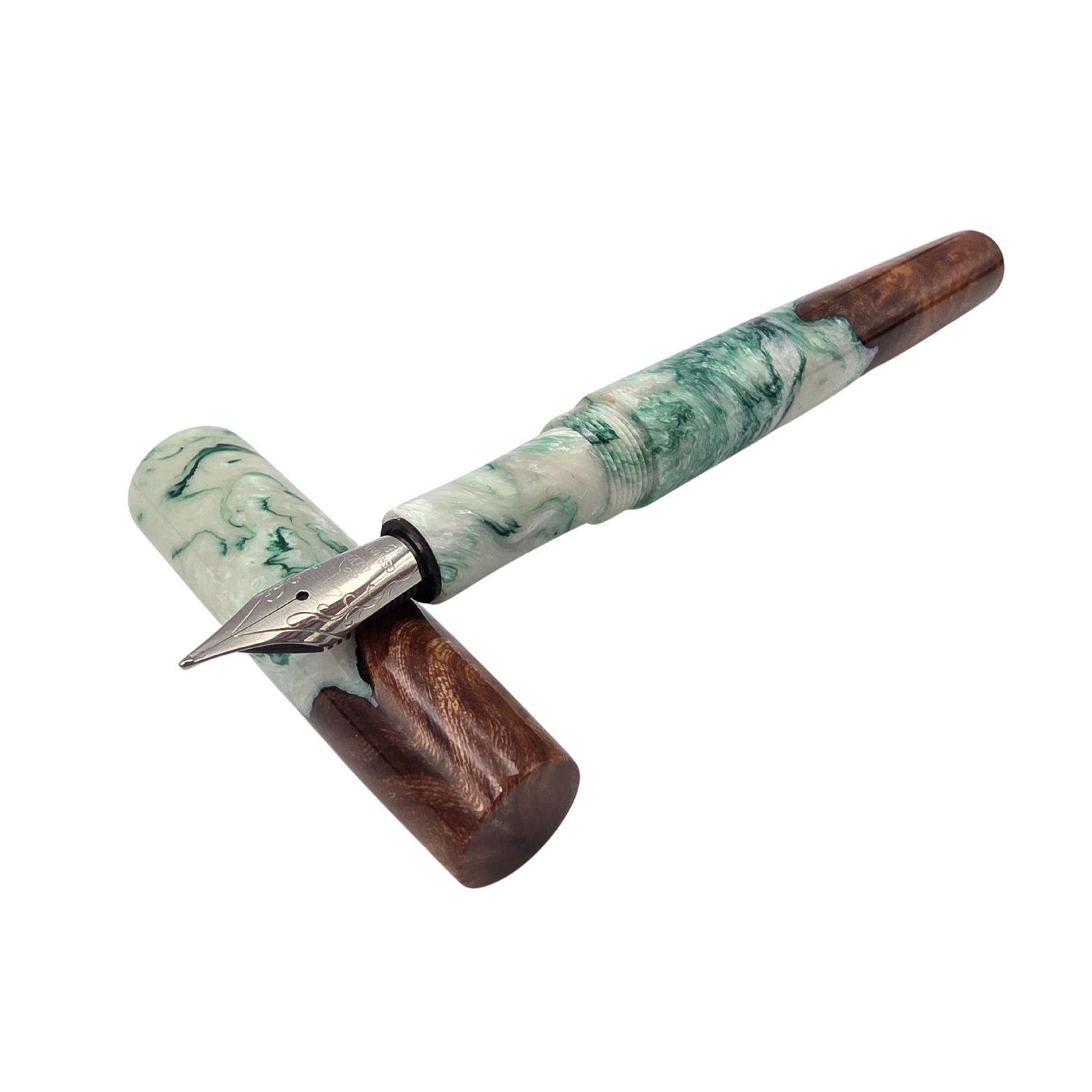 Green Elm Burl Wood