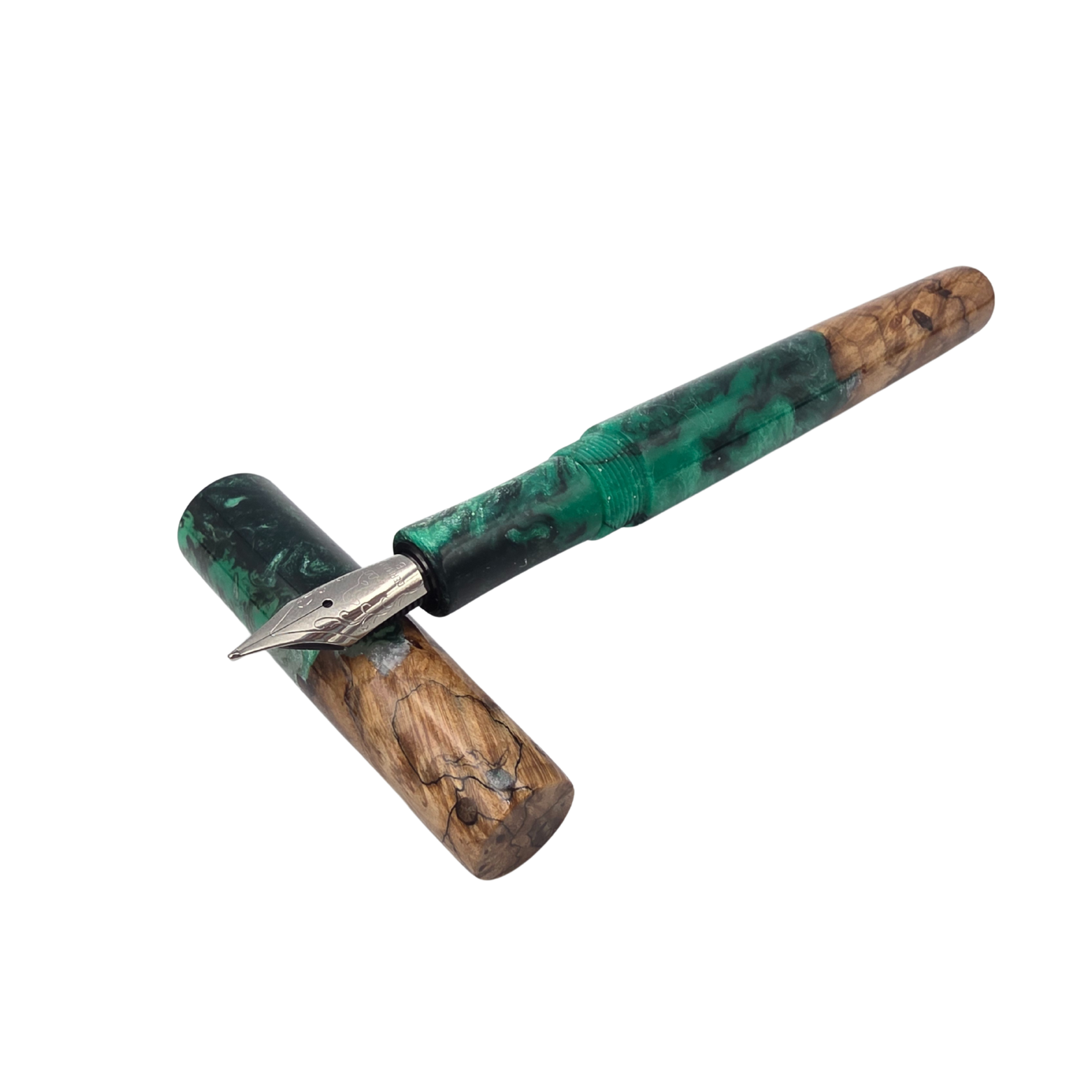 Green Spalted Big Leaf Maple Wood