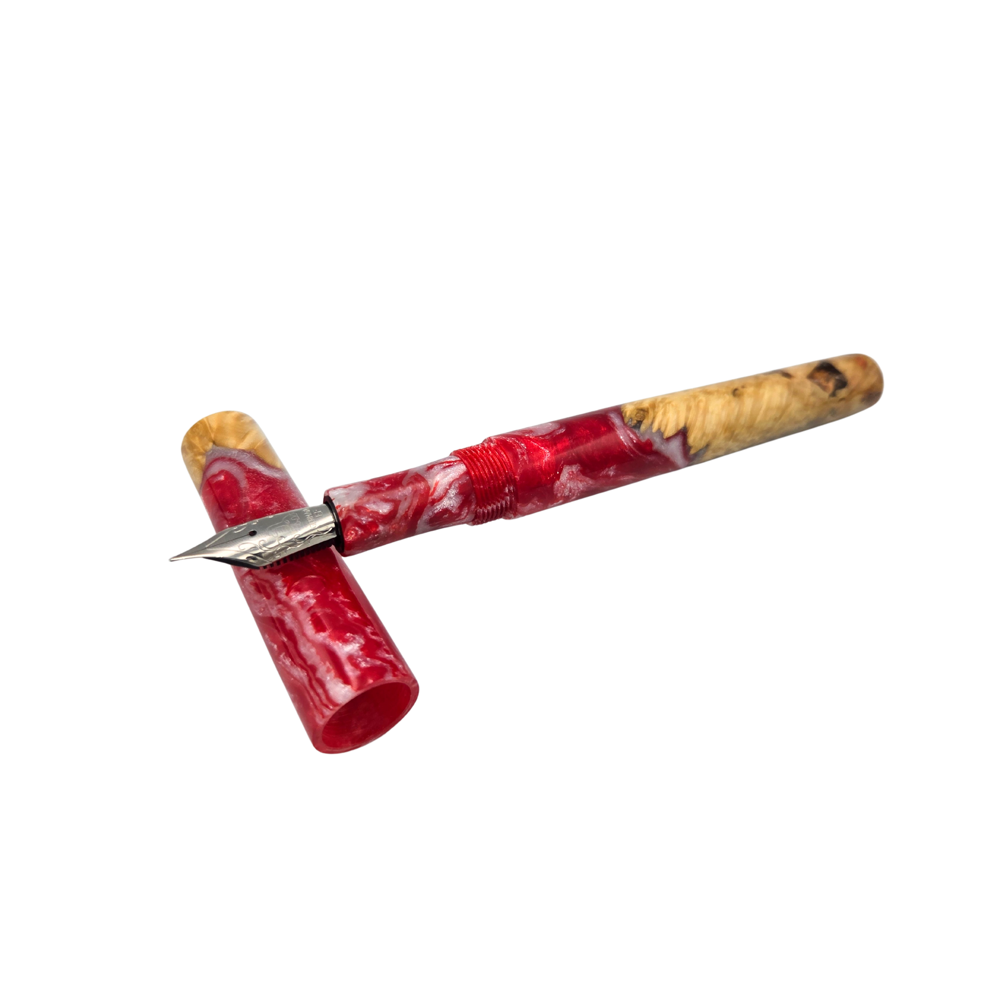 Red Box Elder Burl Wood