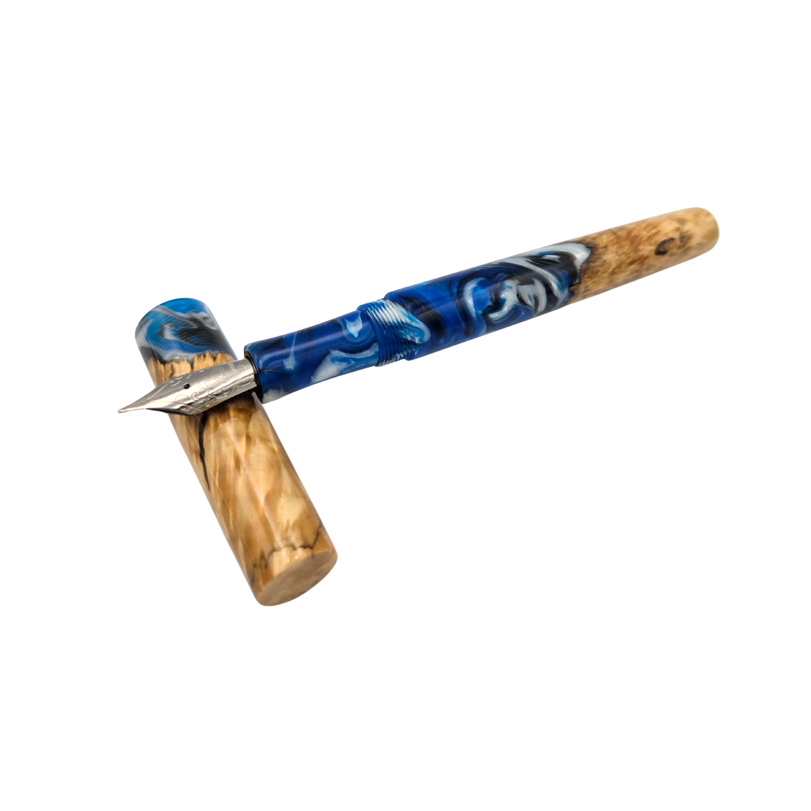 Blue Box Elder Burl Wood 2