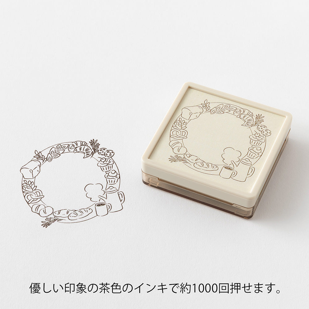 Paintable Stamp Pre-inked (SOFT COLOR) Bread Brown