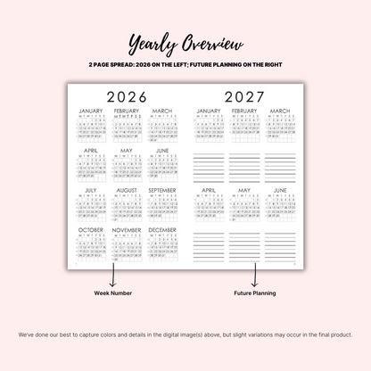2026 Plans - Daily (PRE-ORDER)