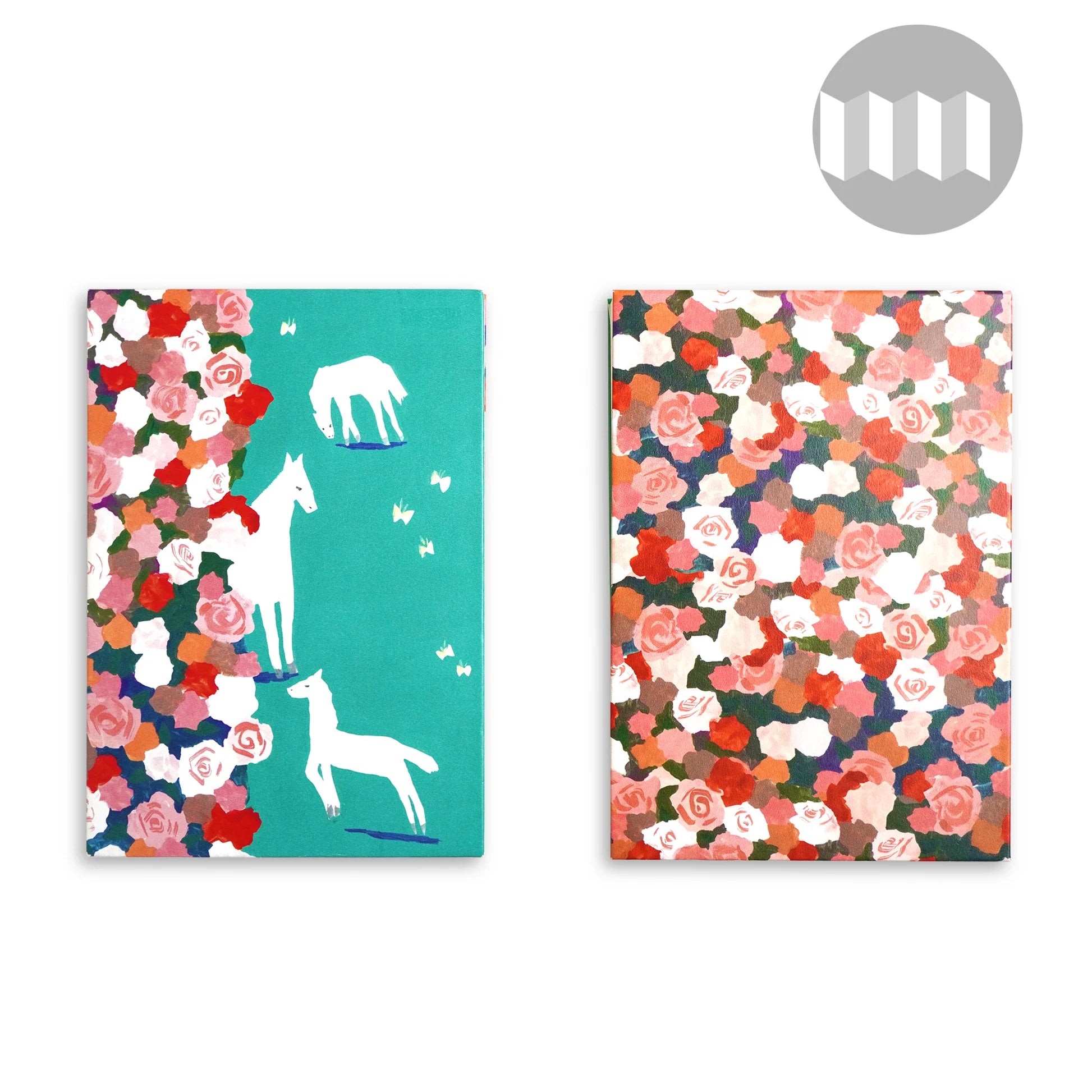 Horses and Roses (Art Leporello)