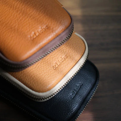 3-Slot Zip Pen Case (Pebble Nume)