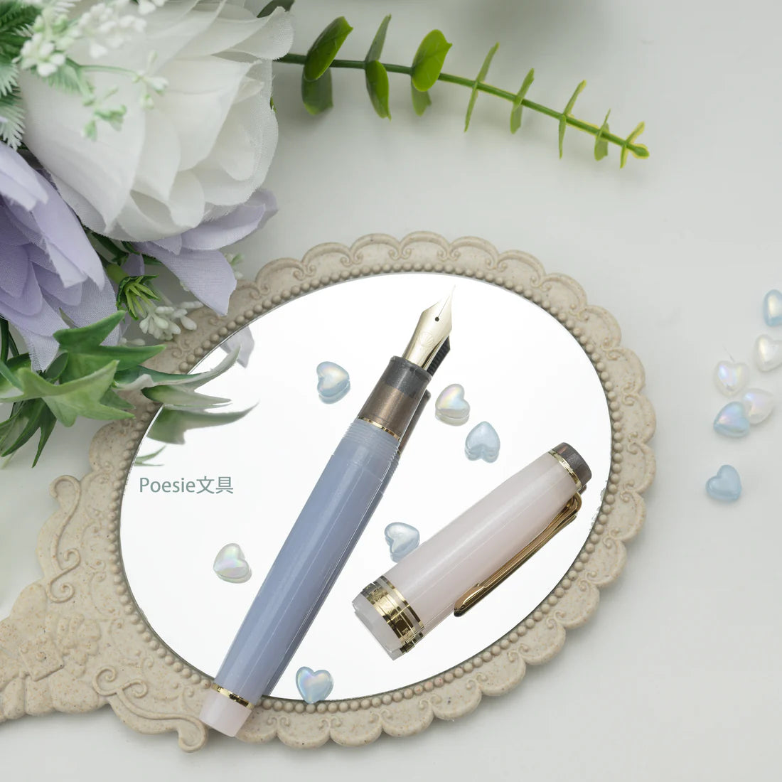 Poesie Original Sailor Fountain Pen Mermaid Cat