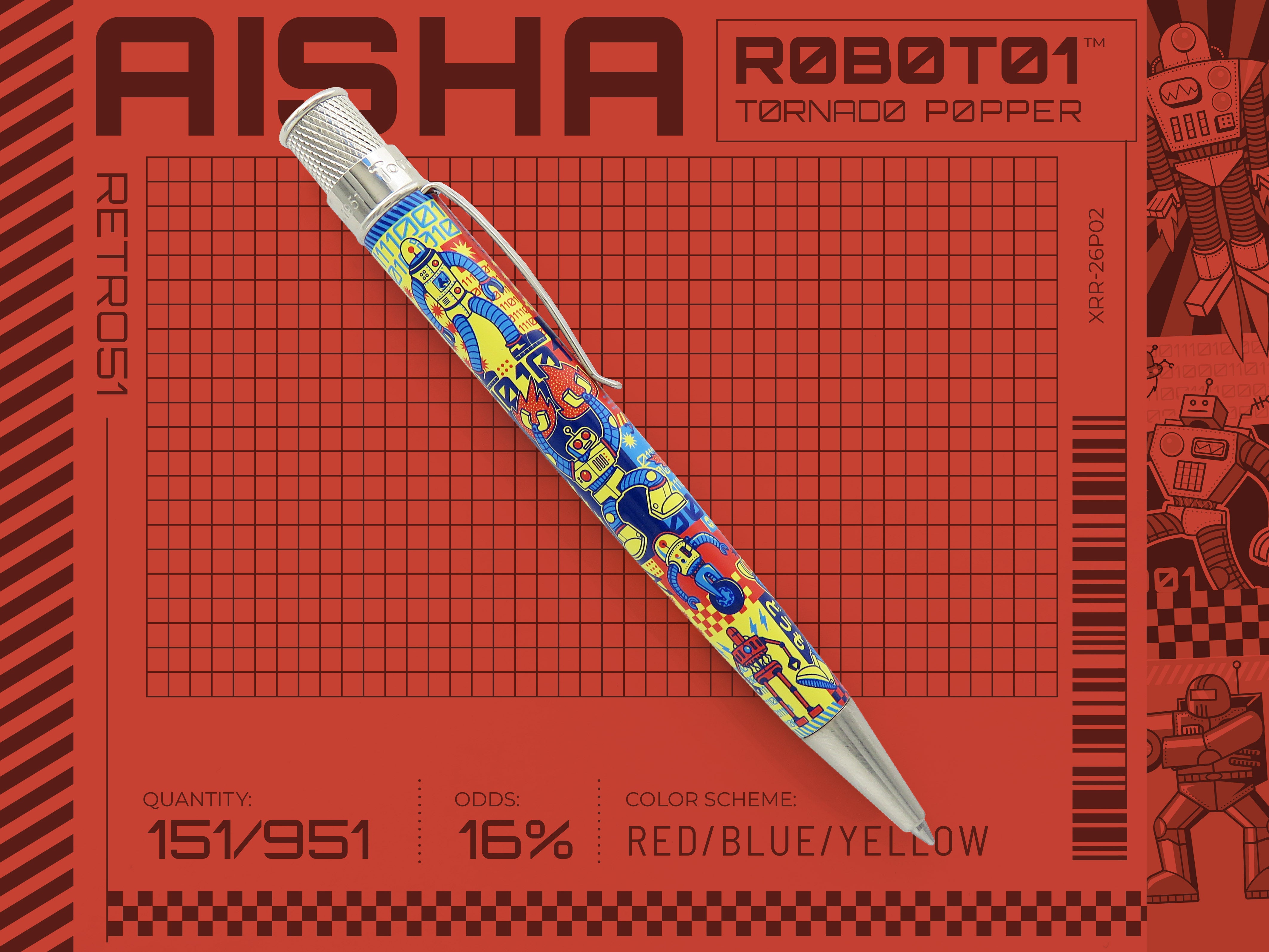 Tornado Popper™ - Roboto1 Rollerball