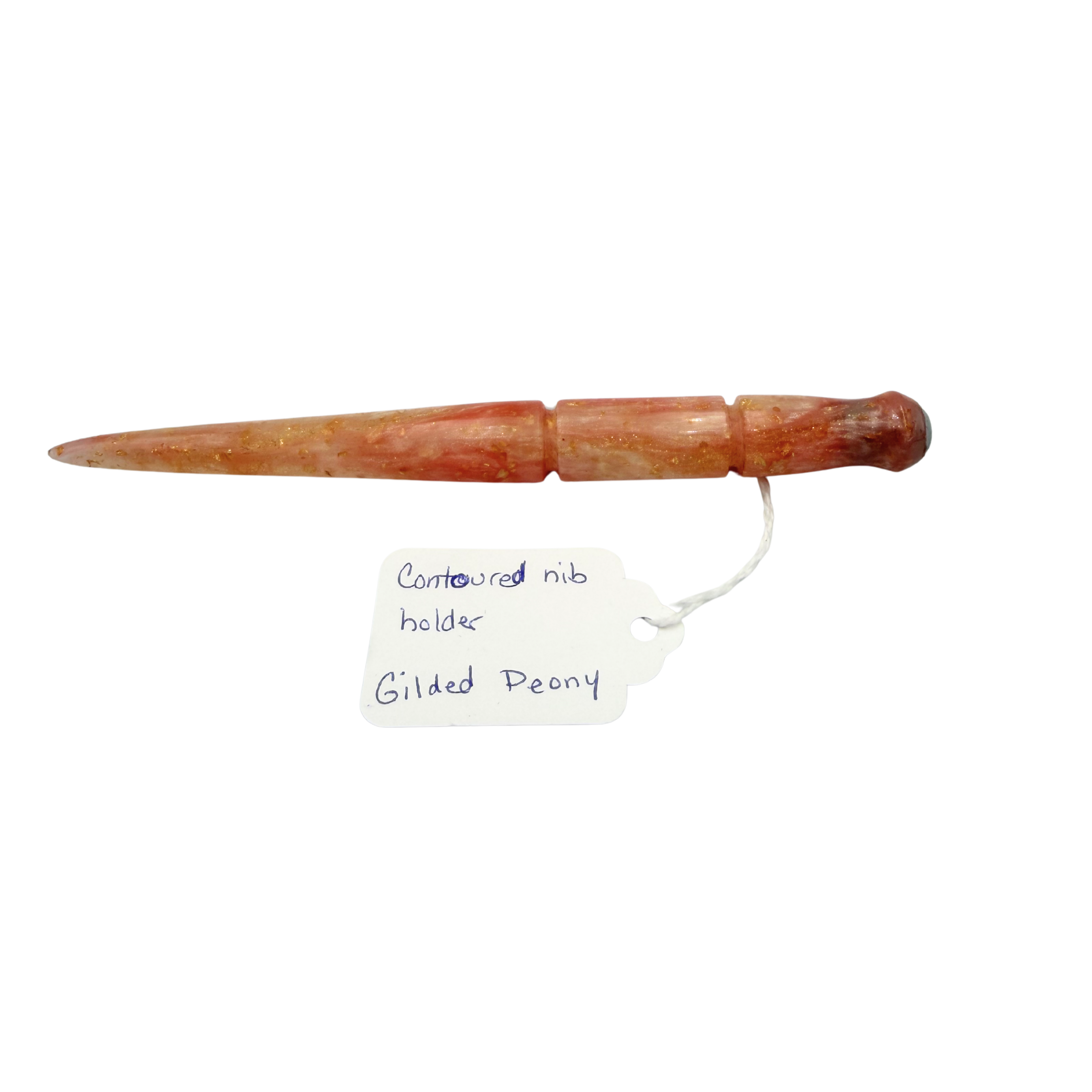 Contoured Nib Holder - Gilded Peony