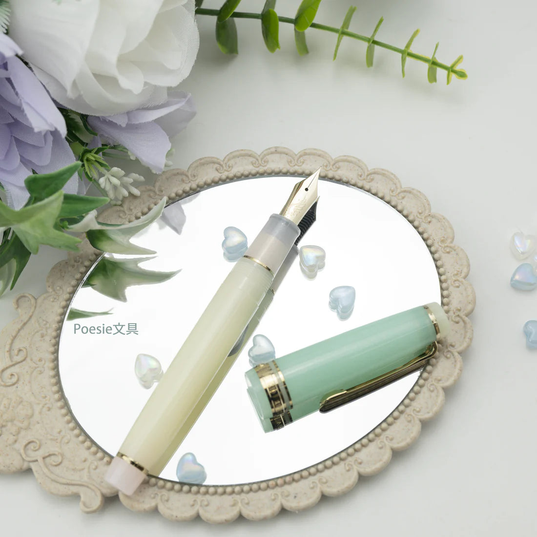 Poesie Original Sailor Fountain Pen Unicorn Cat